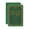 Green Art Deco Wedding Invites