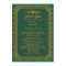 Green Art Deco Wedding Programs