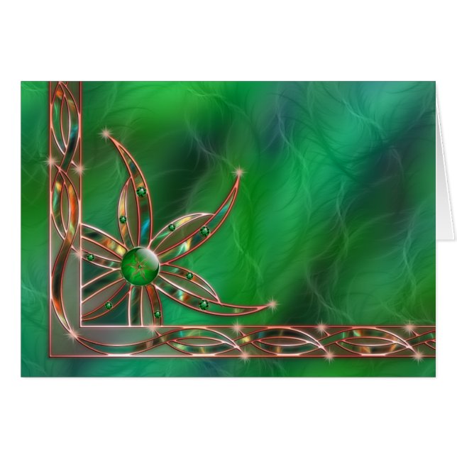 Green As the Grass Card (Front Horizontal)