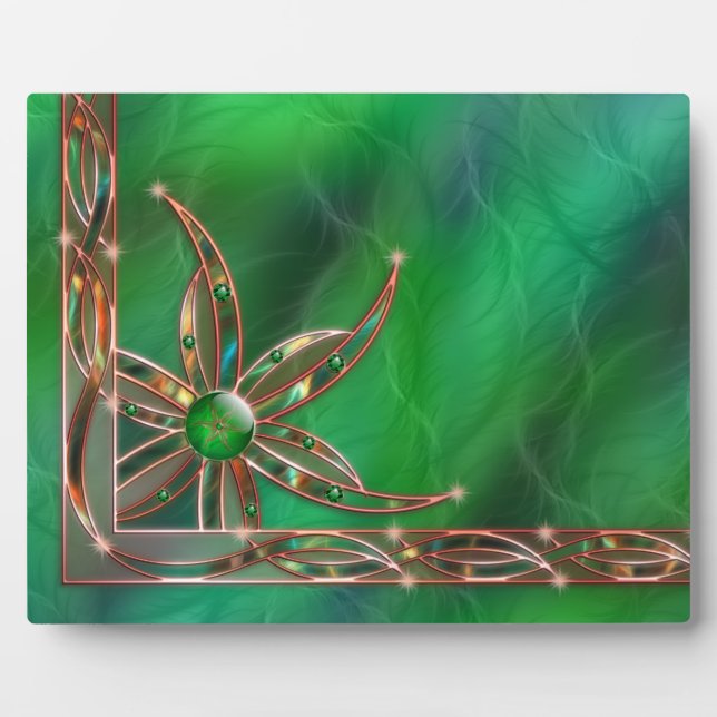 Green As the Grass Photo Plaque (Front)