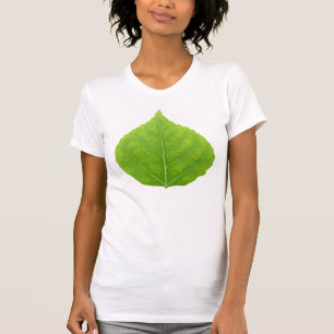 Green Aspen Leaf #11 T-Shirt