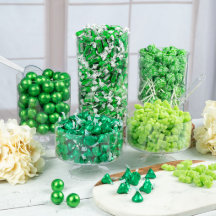 Green Assorted Candy Buffet