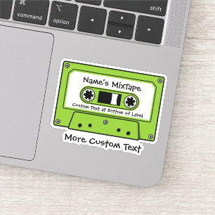 Green Audio Cassette Tape