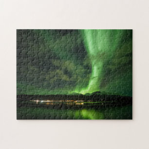 Green Aurora Jigsaw Puzzle
