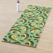 Green Avocado Pattern Green