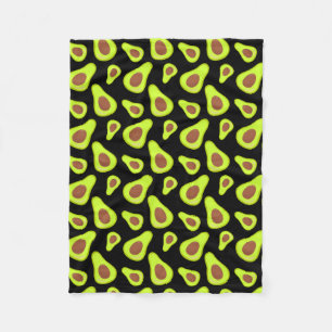 Green Avocados Vegetable Lover Veggie Healthy Food Fleece Blanket