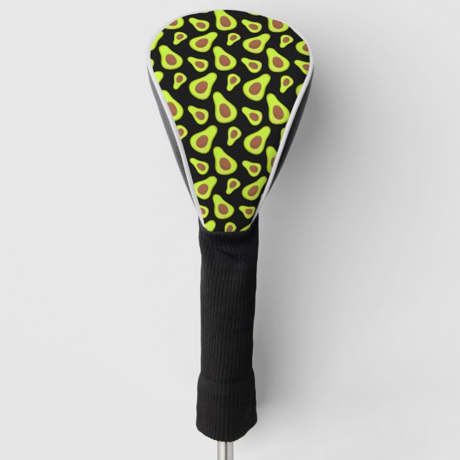 Green Avocados Vegetable Lover Veggie Healthy Food Golf Head Cover (Front)