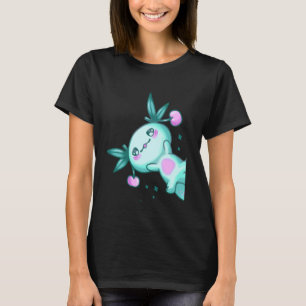Green Axolotl Baby with Cherries for Men Women Chi T-Shirt