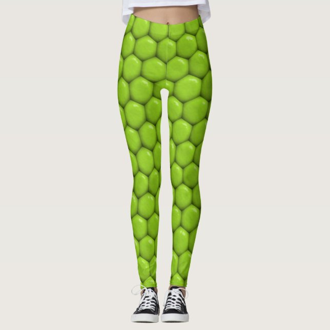 Green_Babul | Zazzle_Growshop. Leggings (Front)