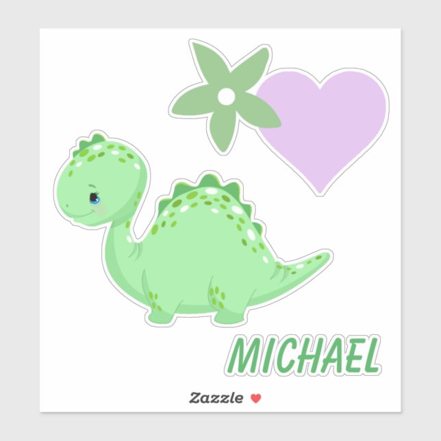 Green Baby Dinosaur (Sheet)