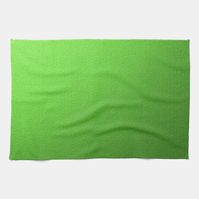 green background tea towel (Horizontal)