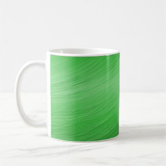 Green background texture template coffee mug