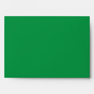 Green Background with White Border for Modern Aest Envelope
