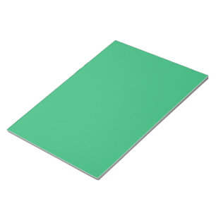 Green Background with White Border for Modern Aest Notepad