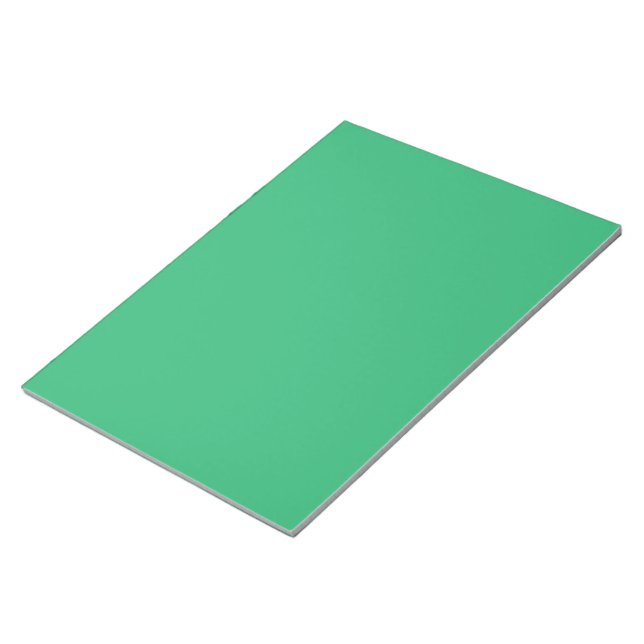 Green Background with White Border for Modern Aest Notepad (Angled)