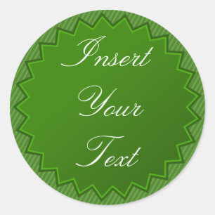 Green Badge Sticker