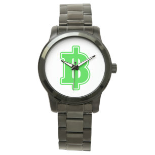 GREEN BAHT SIGN ฿ Thai Money Currency ฿ Watch
