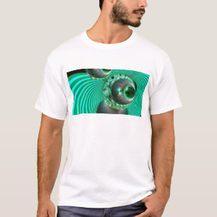 GREEN BALL ABSTRACT MANDELBOT T-Shirt