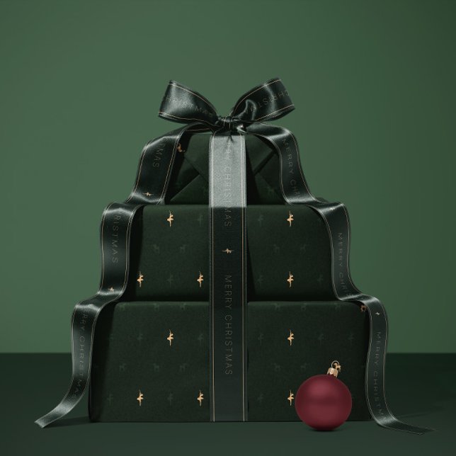 Green ballerina and reindeer wrapping paper (Creator Uploaded)
