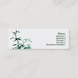 Green Bamboo Business Card
