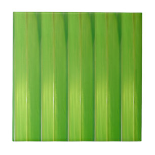 Green bamboo ceramic tile
