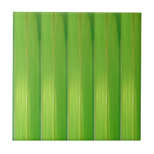 Green bamboo ceramic tile (Front)