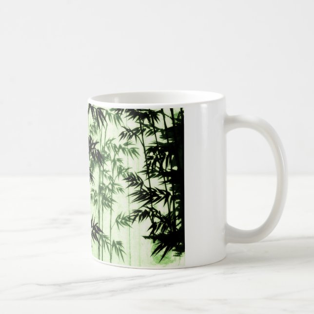 green bamboo - green bamboo coffee mug (Right)