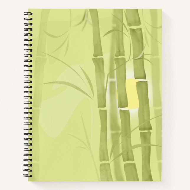 Green bamboo notebook (Front)