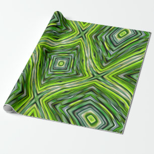 Green bamboo pattern wrapping paper