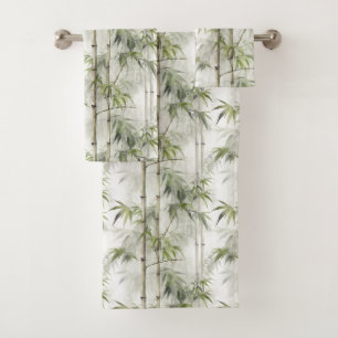 Green Bamboo Serenity Bath Towel Set
