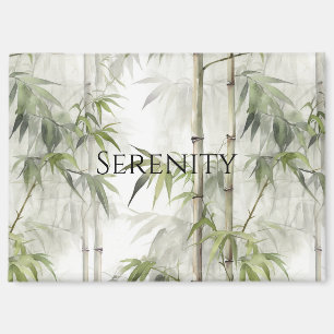 Green Bamboo Serenity Magnet
