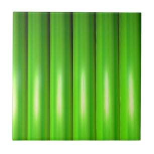 Green bamboo set ceramic tile
