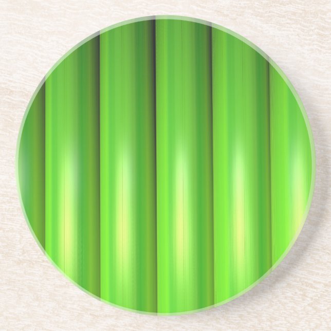 Green bamboo set coaster (Front)