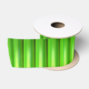Green bamboo set satin ribbon