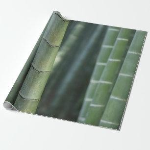 Green bamboo shoots wrapping paper