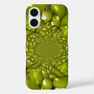 Green Banana Kaleidoscope Art Print/Graphic iPhone 16 Case