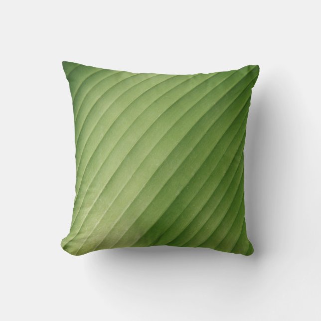Green Banana Leaf Cushion (Front)