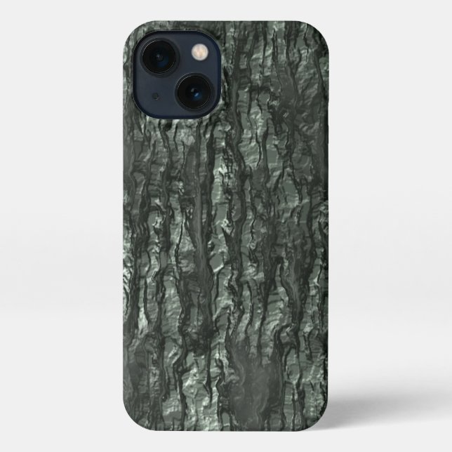 Green Bark Camo iPhone Case (Back)