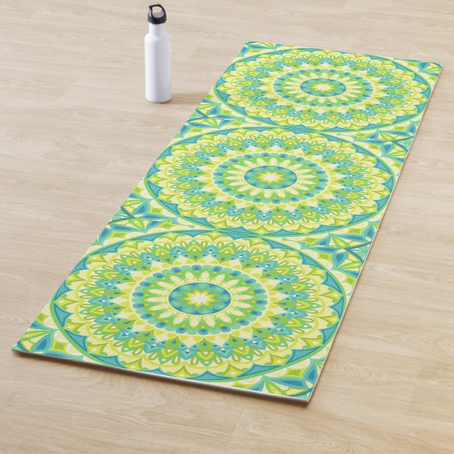 Green Base Mandala Yoga Mat (In Situ)