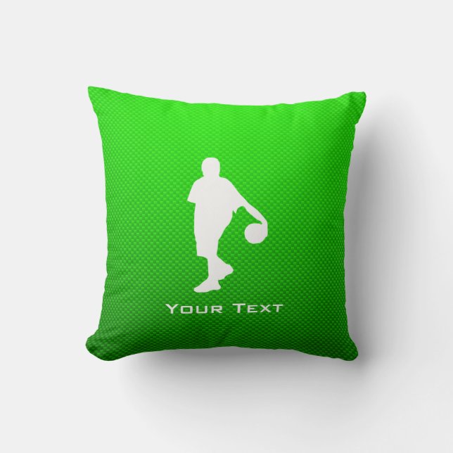 Green Basketball Cushion (Front)