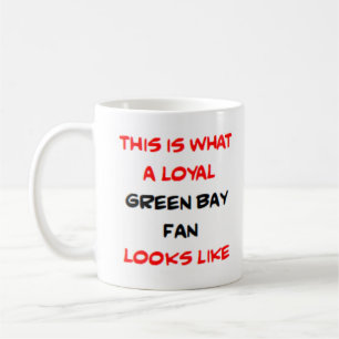 green bay fan, loyal coffee mug