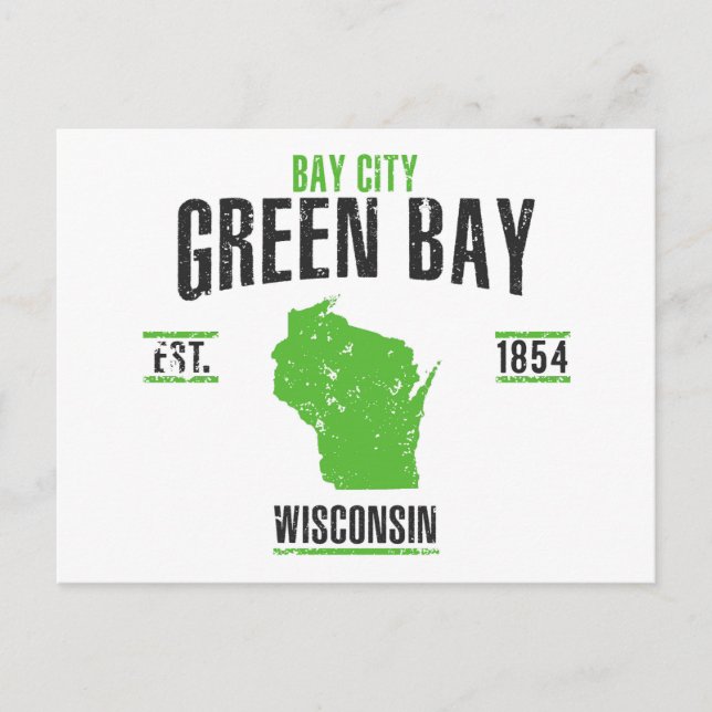 Green Bay Postcard (Front)