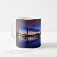 Green Bay Wisconsin night scene mug