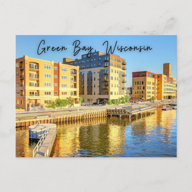 Green Bay Wisconsin Postcard (Front)