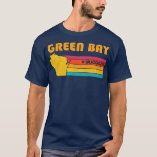 Green Bay Wisconsin Vintage Distressed Souvenir T-Shirt