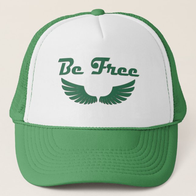 Green Be Free Hat (Front)