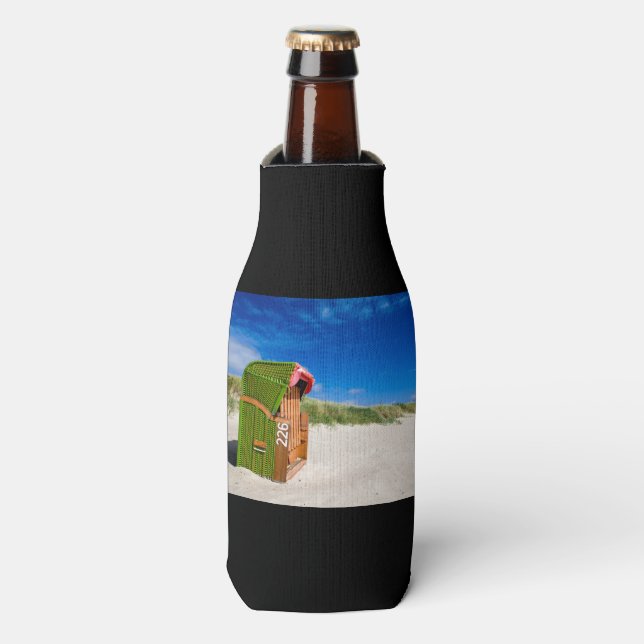 Green Beach chair at the North Sea Bottle Cooler (Bottle Front)