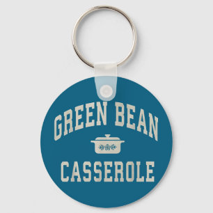 Green bean casserole thanksgiving cooking funny Gr Key Ring