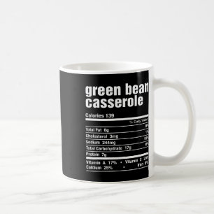 Green Bean Cerole Funny Thanksgiving Christmas Mat Coffee Mug