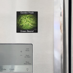 Green Beans in Spotlight Magnet